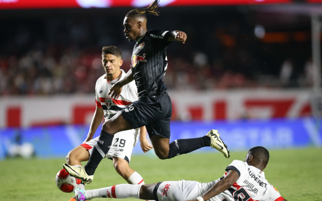 São Paulo vira e leva empate nos acréscimos contra o Bragantino