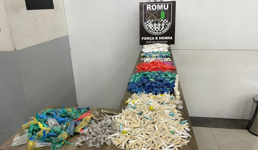 Homem é preso com mais de 1,4 mil porções de drogas na Vila Natal, em Mogi