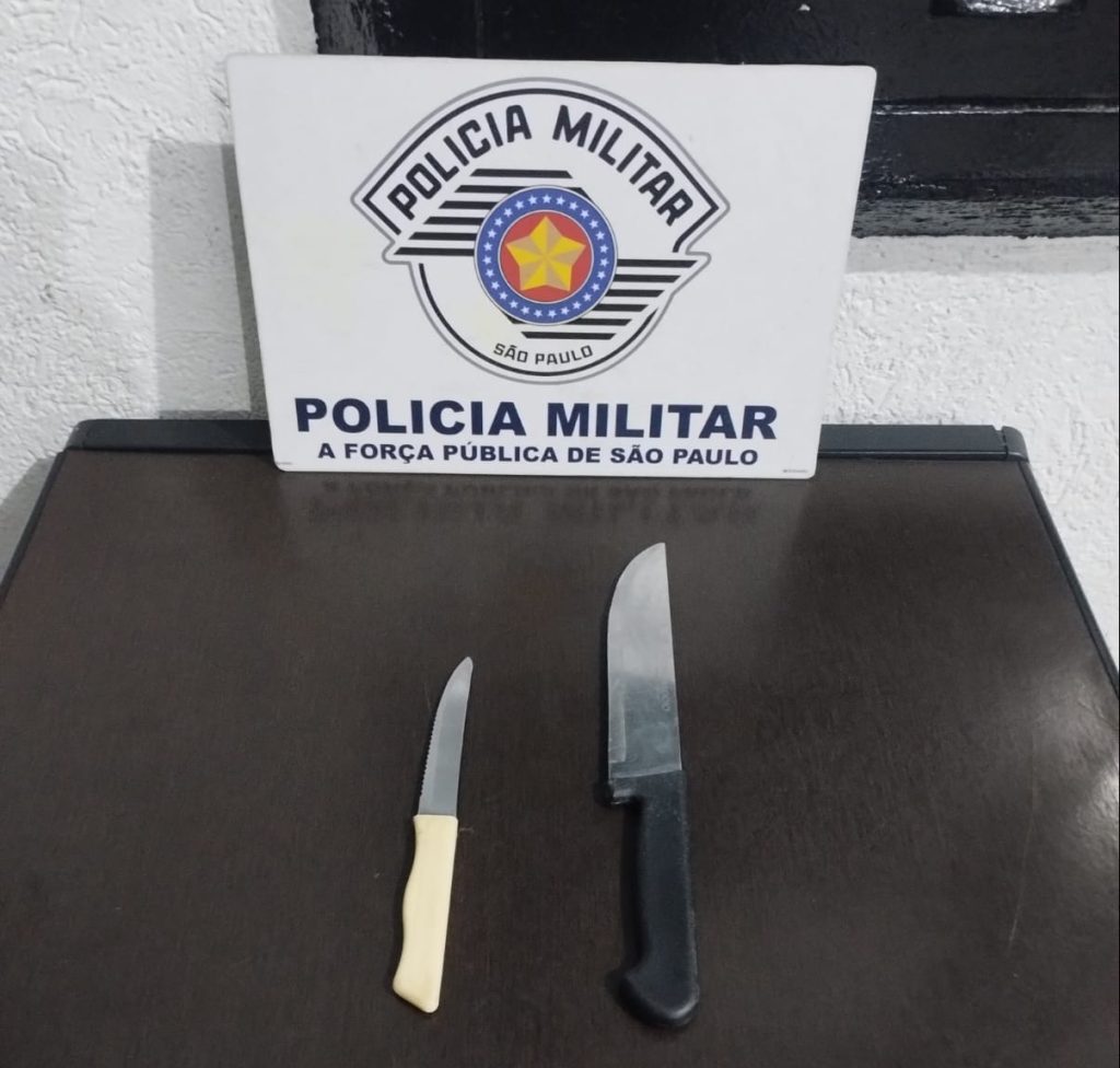 Armas apreendidas pela equipe policia; | Divulgação.