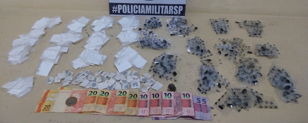 PM desarma ponto de tráfico em mata fechada de Biritiba Mirim