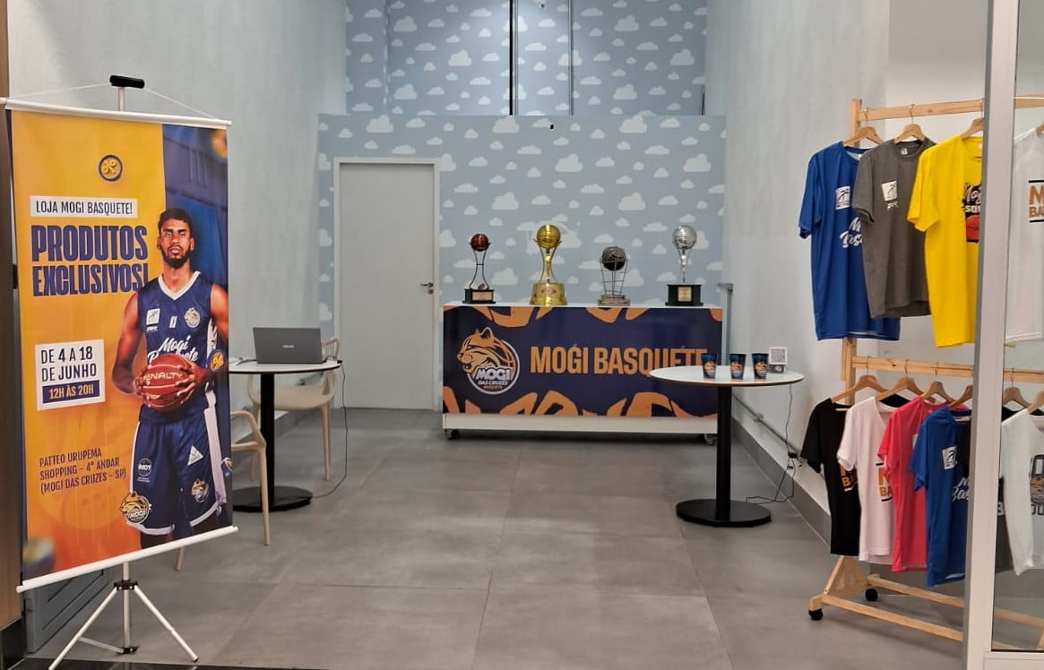 Mogi Basquete inaugura loja temporária com produtos exclusivos