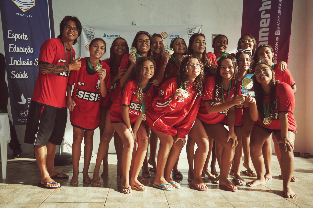 Sesi Mogi conquista dois títulos de polo aquático no mesmo final de semana, em Florianópolis