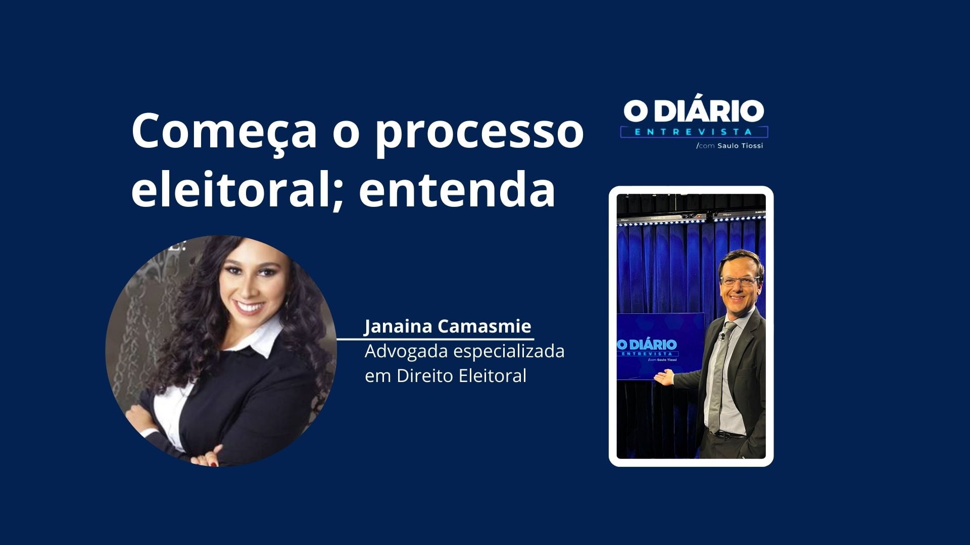 ASSISTA! 'O Diário Entrevista' te ajuda a entender as regras da corrida eleitoral