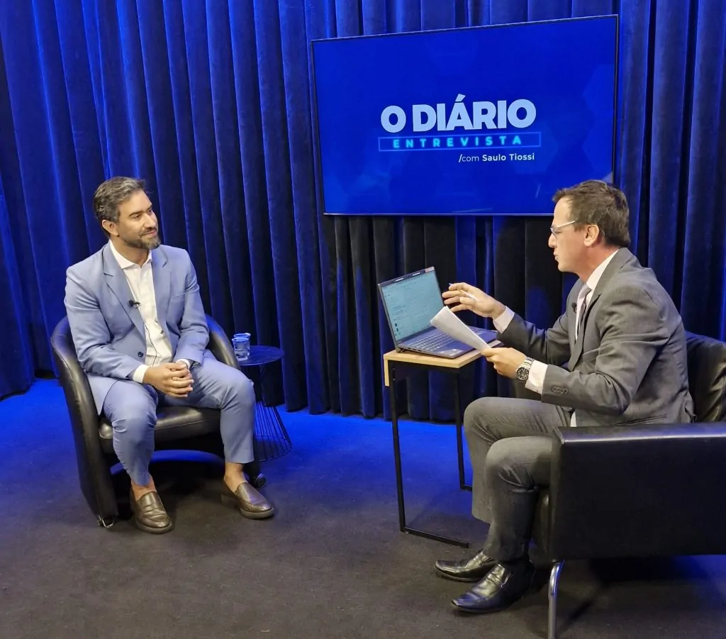 Caio Cunha é entrevistado por Saulo Tiossi | Fabio Pereira – O Diário