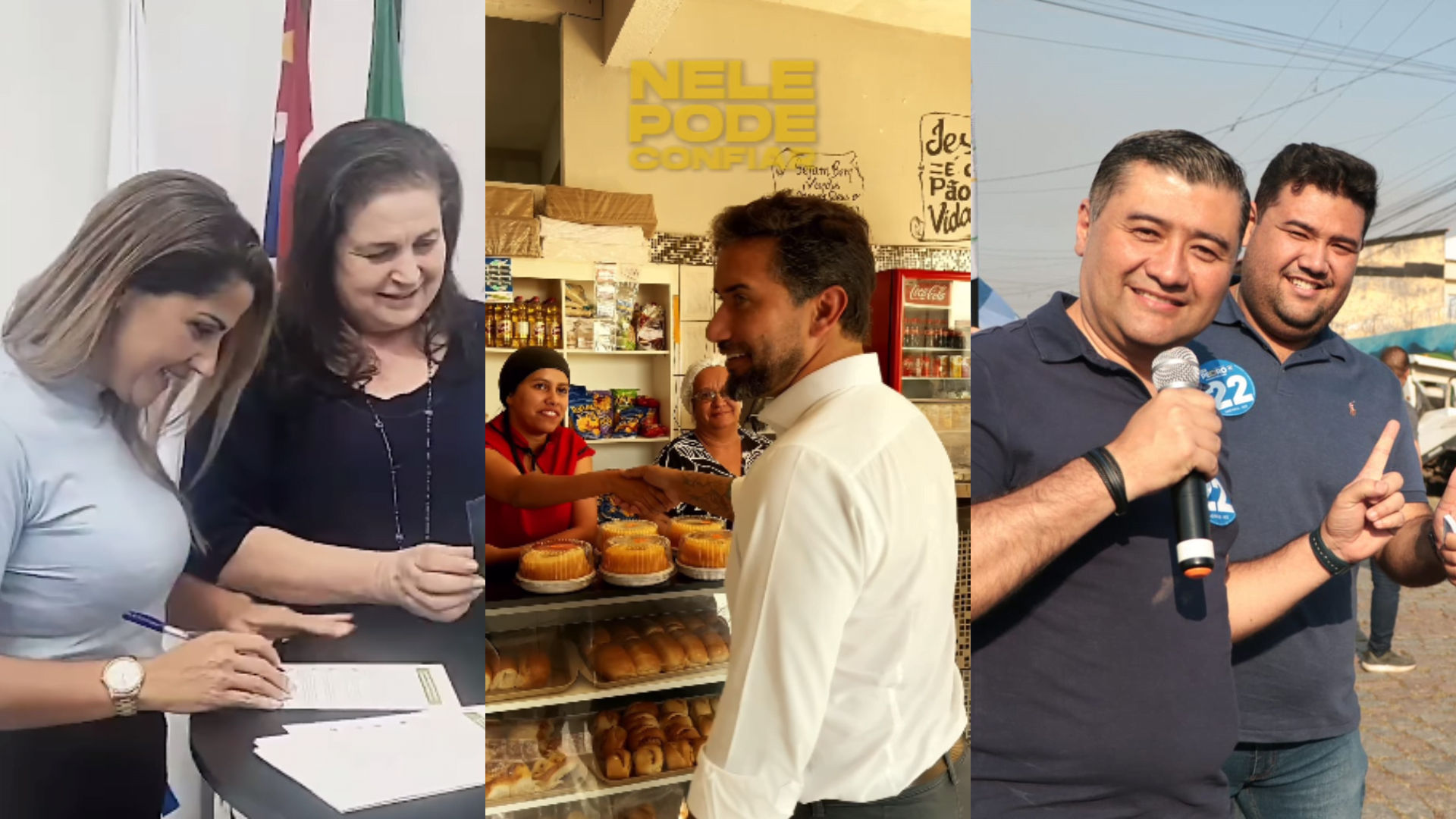 Giro eleitoral: jingle, caminhada com moradores e compromisso com pequenas empresas