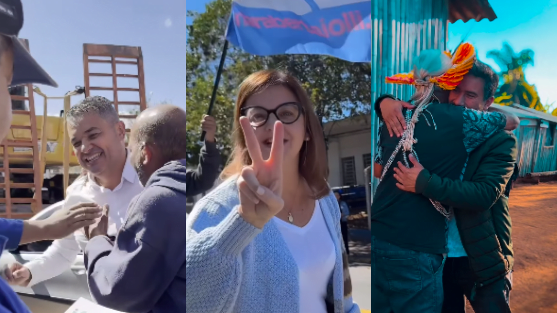 Giro eleitoral: apesar do frio, candidatos vão às ruas conversar com apoiadores