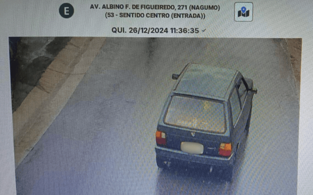 Carro furtado em Itaim Paulista é flagrado pela Central de Monitoramento de Ferraz