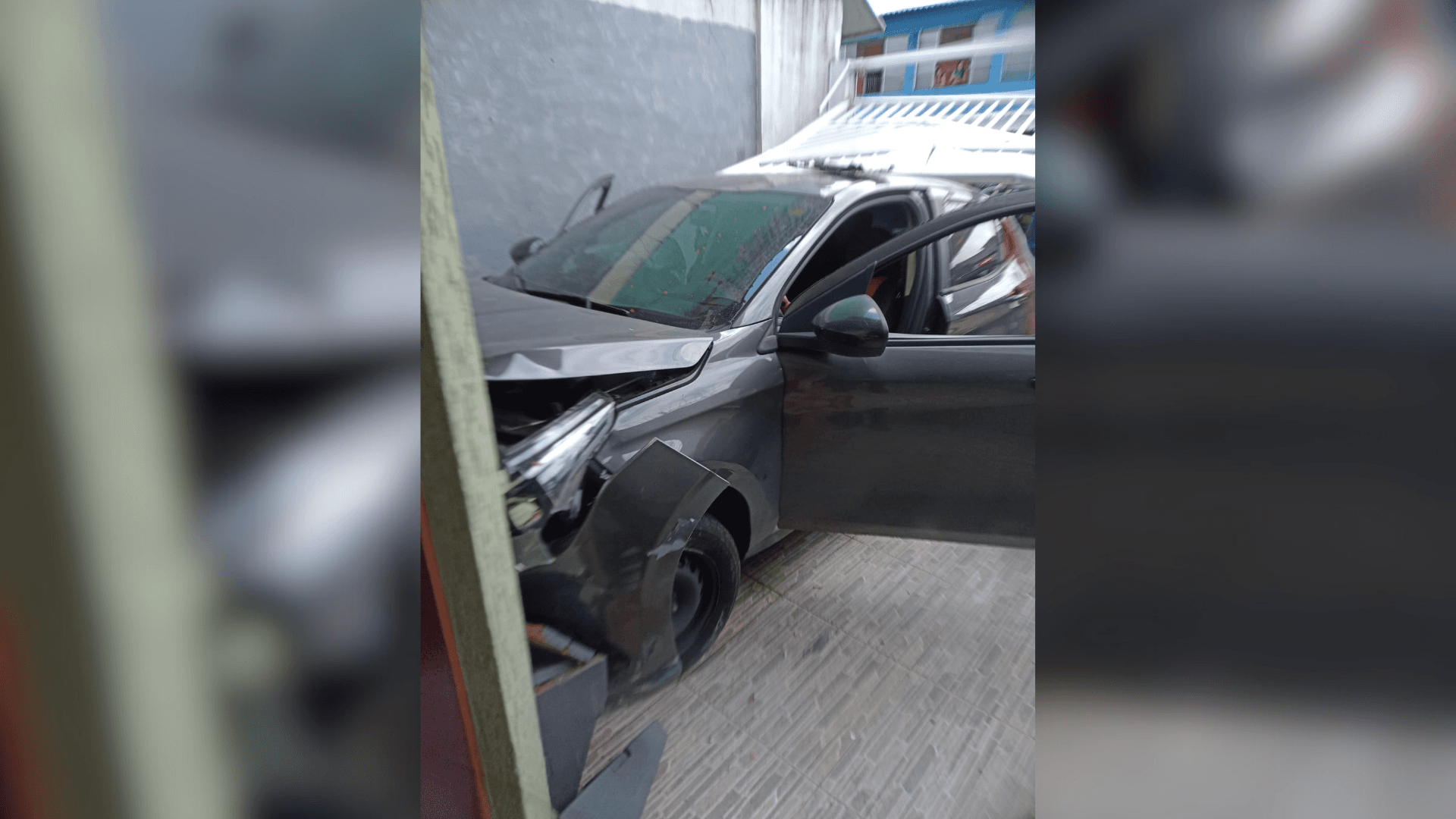 Motorista que colidiu com estabelecimento em Suzano é autuada pela GCM, diz prefeitura