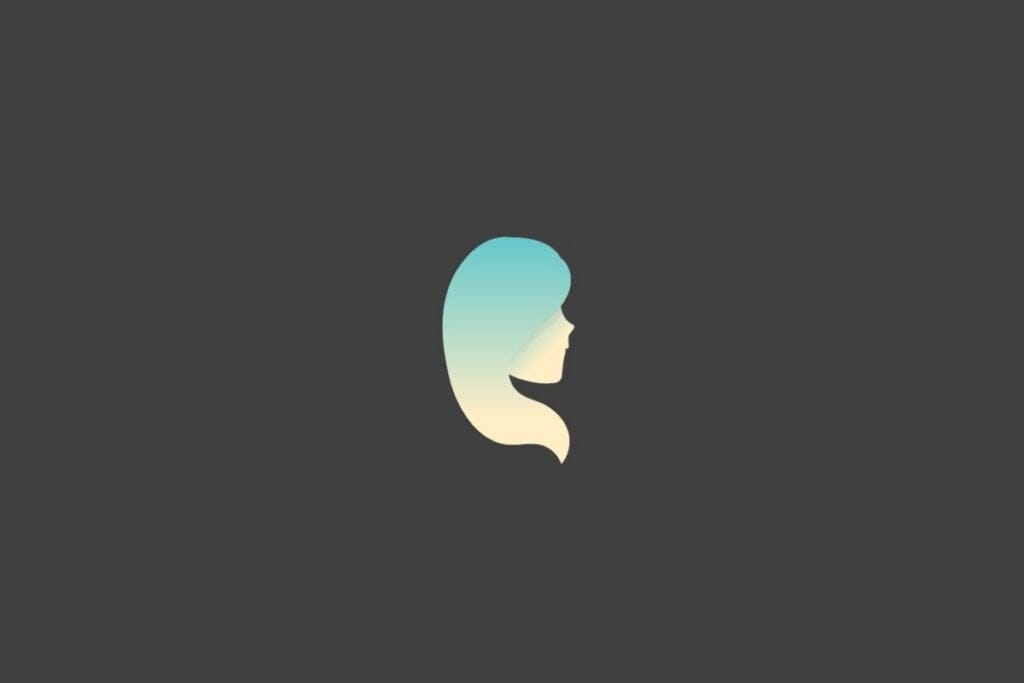 Ilustração do signo de virgem em um fundo cinza