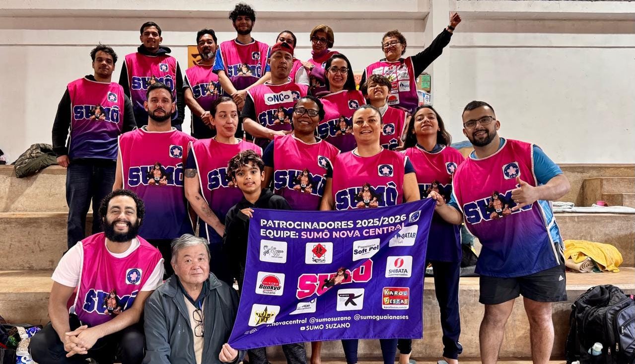 Atletas suzanenses conquistam ouro em Campeonato Brasileiro de Sumô