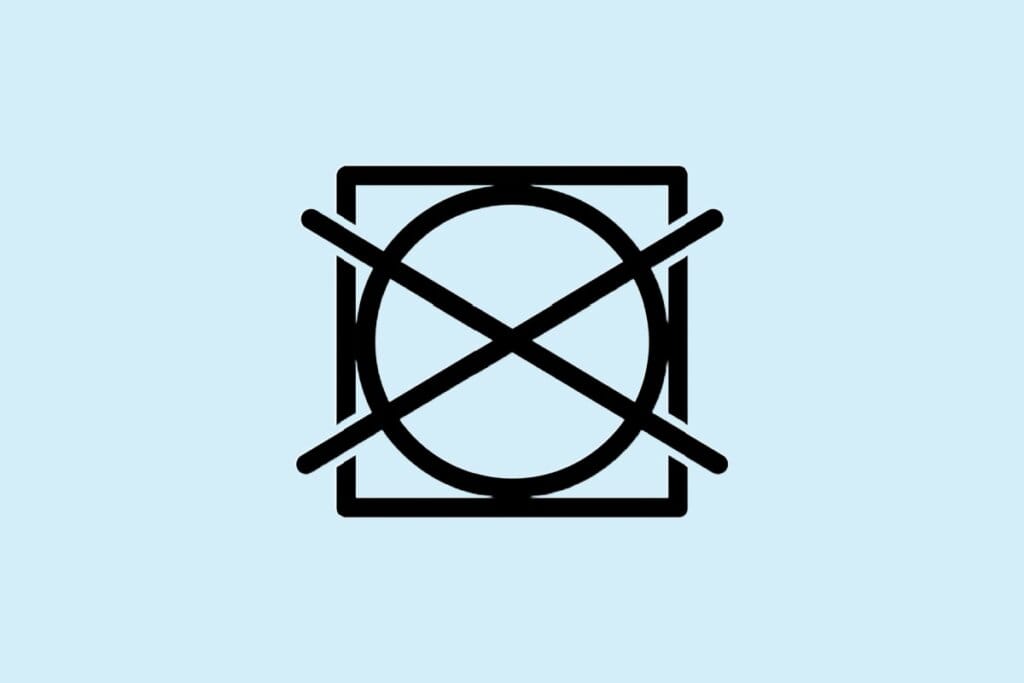 Veja os significados dos símbolos na etiqueta da roupa