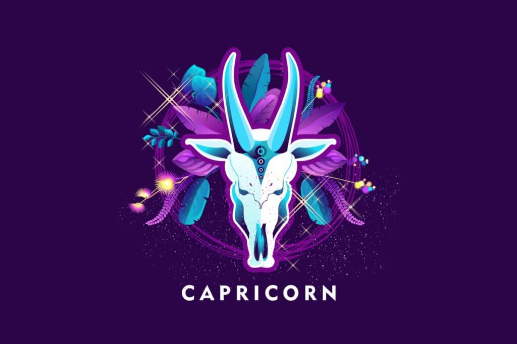 Símbolo do signo de capricórnio