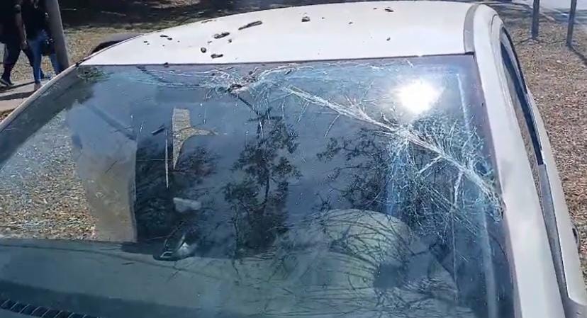 Motorista de aplicativo relata prejuízo após carro ser atingido por galho em Mogi