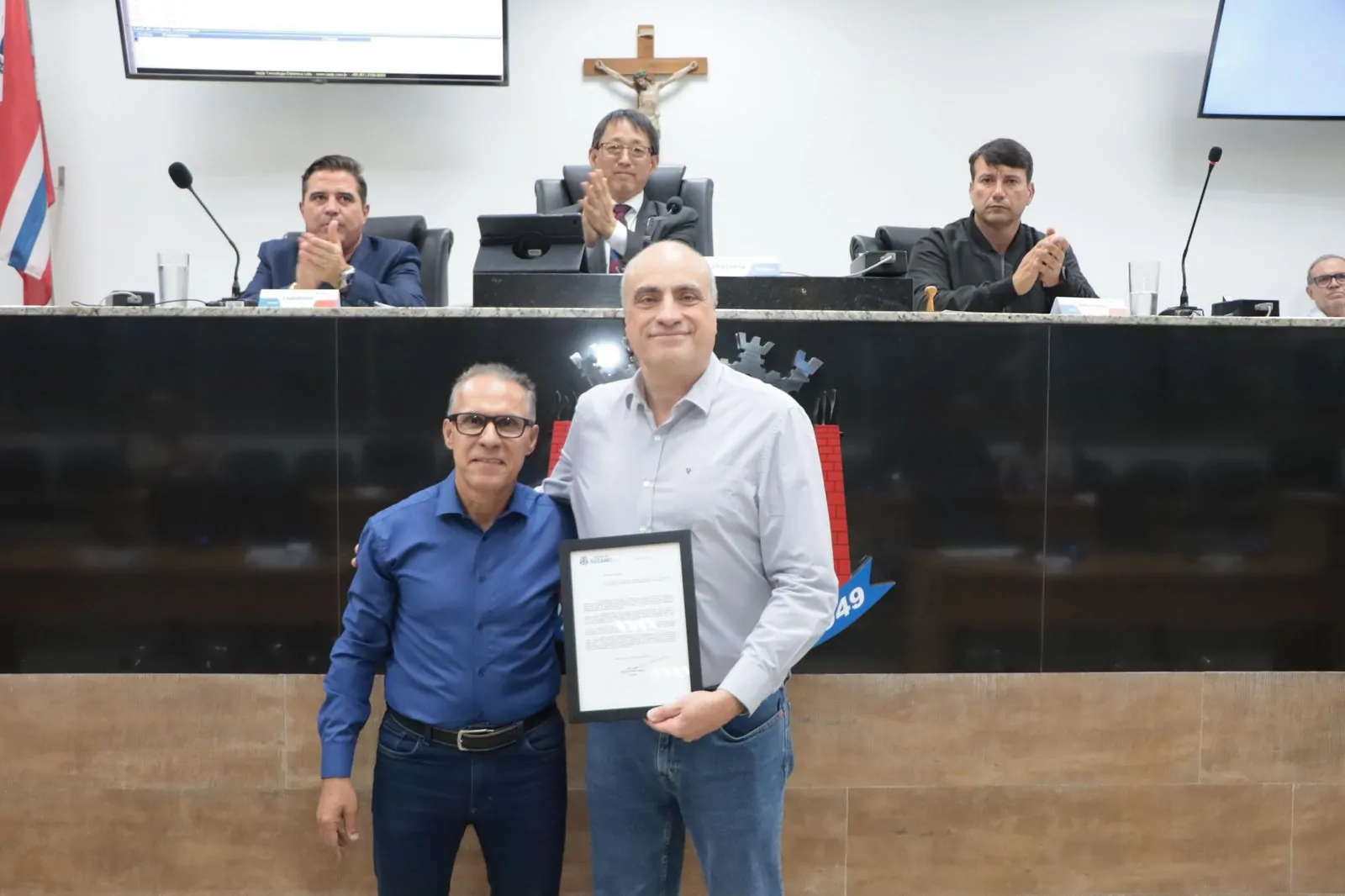 Unipiaget recebe moção de aplausos pela inauguração da Clínica-Escola de Psicologia