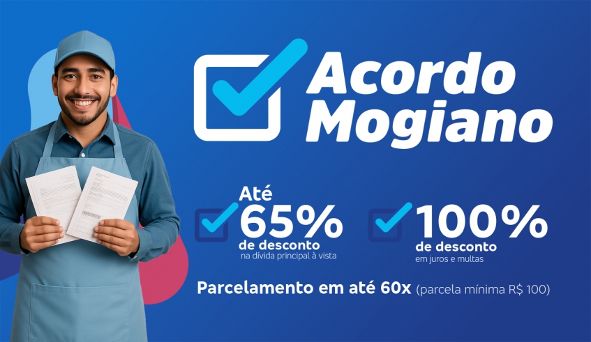 Acordo Mogiano negocia quase R$ 10 milhões em débitos de IPTU e outros