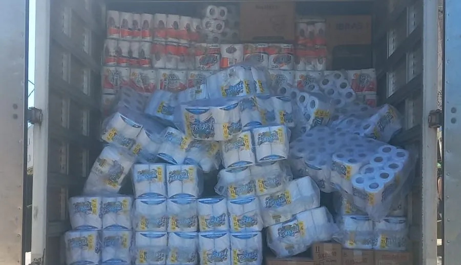 PM recupera carga avaliada em R$ 10 mil de produtos de higiene, em Itaquaquecetuba