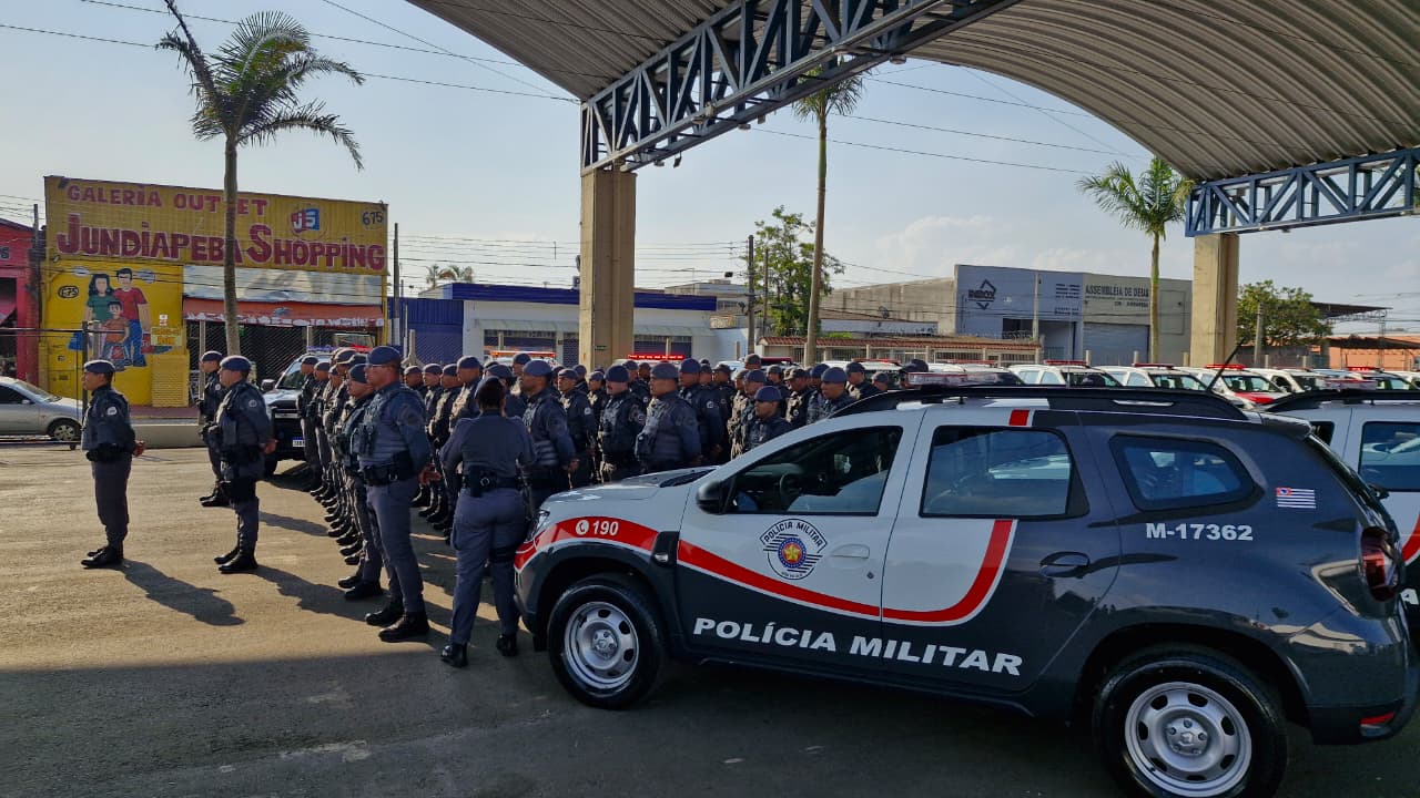 Operação ‘Força Total’ mobiliza 100 policiais e 34 viaturas em Mogi das Cruzes 