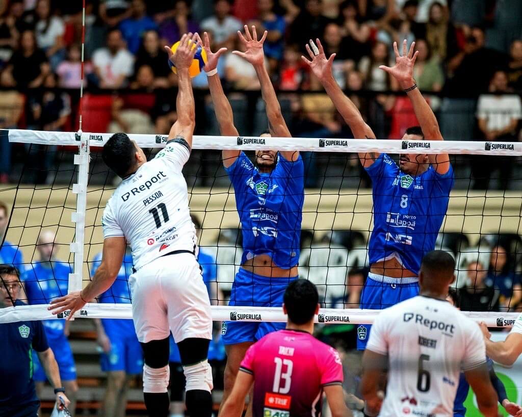 Suzano Vôlei enfrenta Sesi Bauru nesta segunda (10) pela Superliga