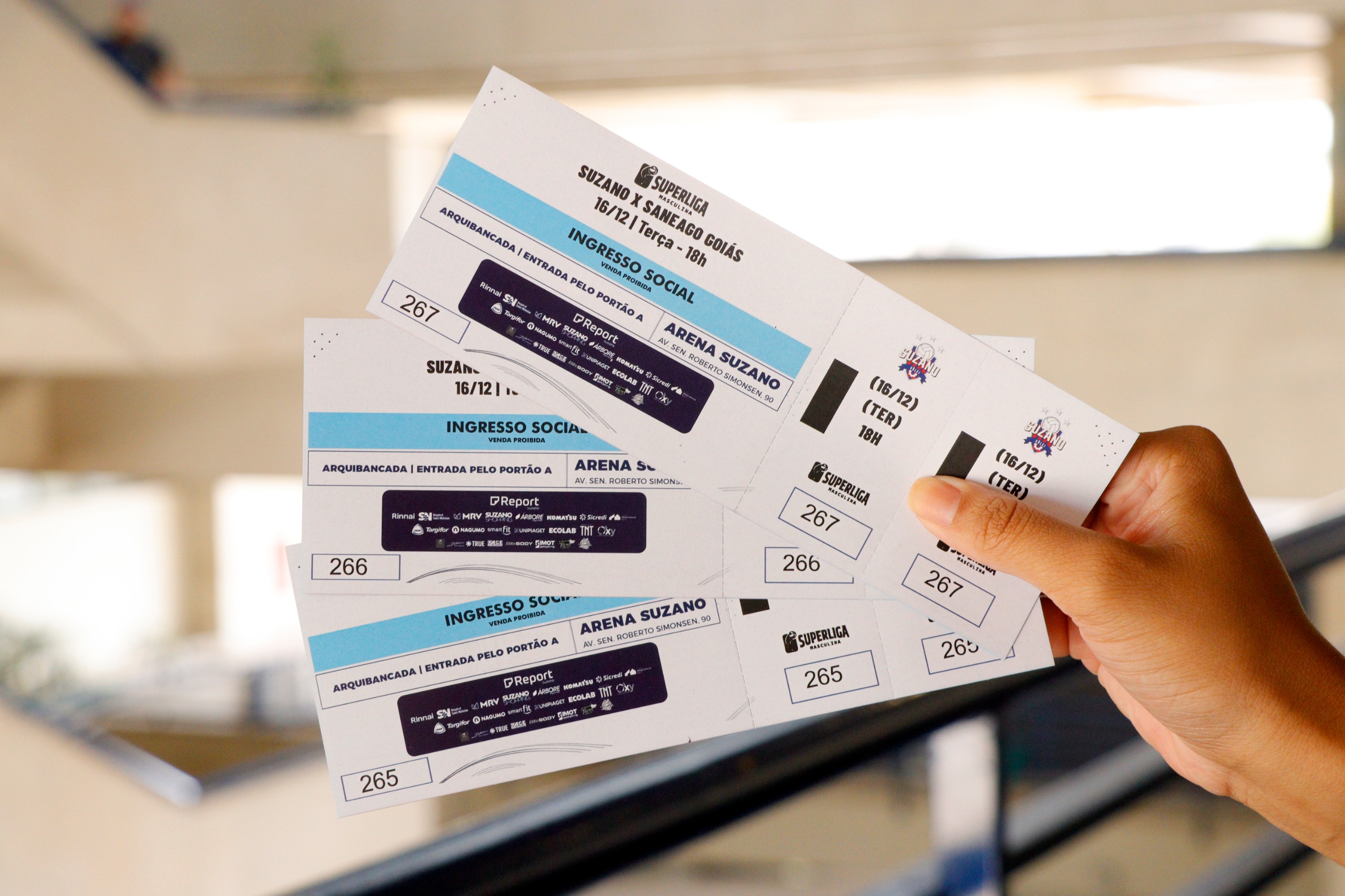 Fundo Social recebe alimentos por ingressos do Suzano Vôlei até esta terça-feira