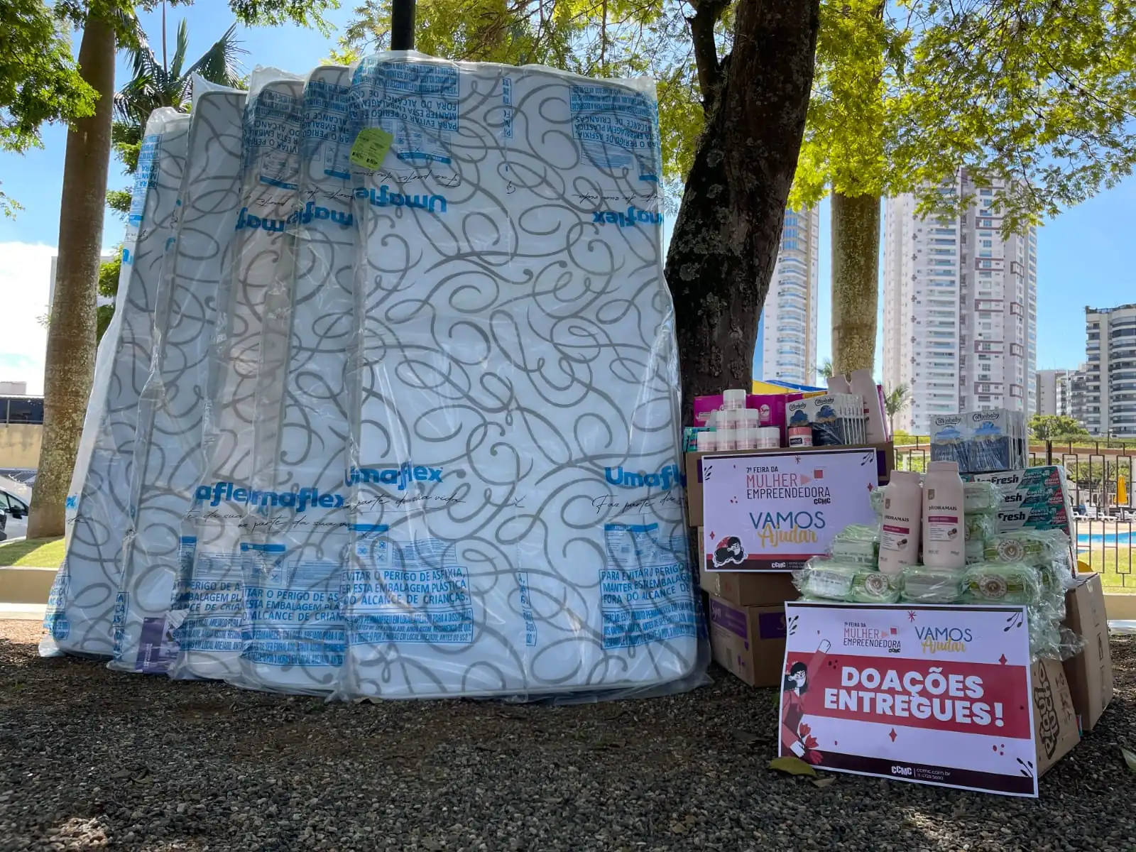 CCMC doa mais de 400 itens de cuidados pessoais a entidade de apoio a mulheres