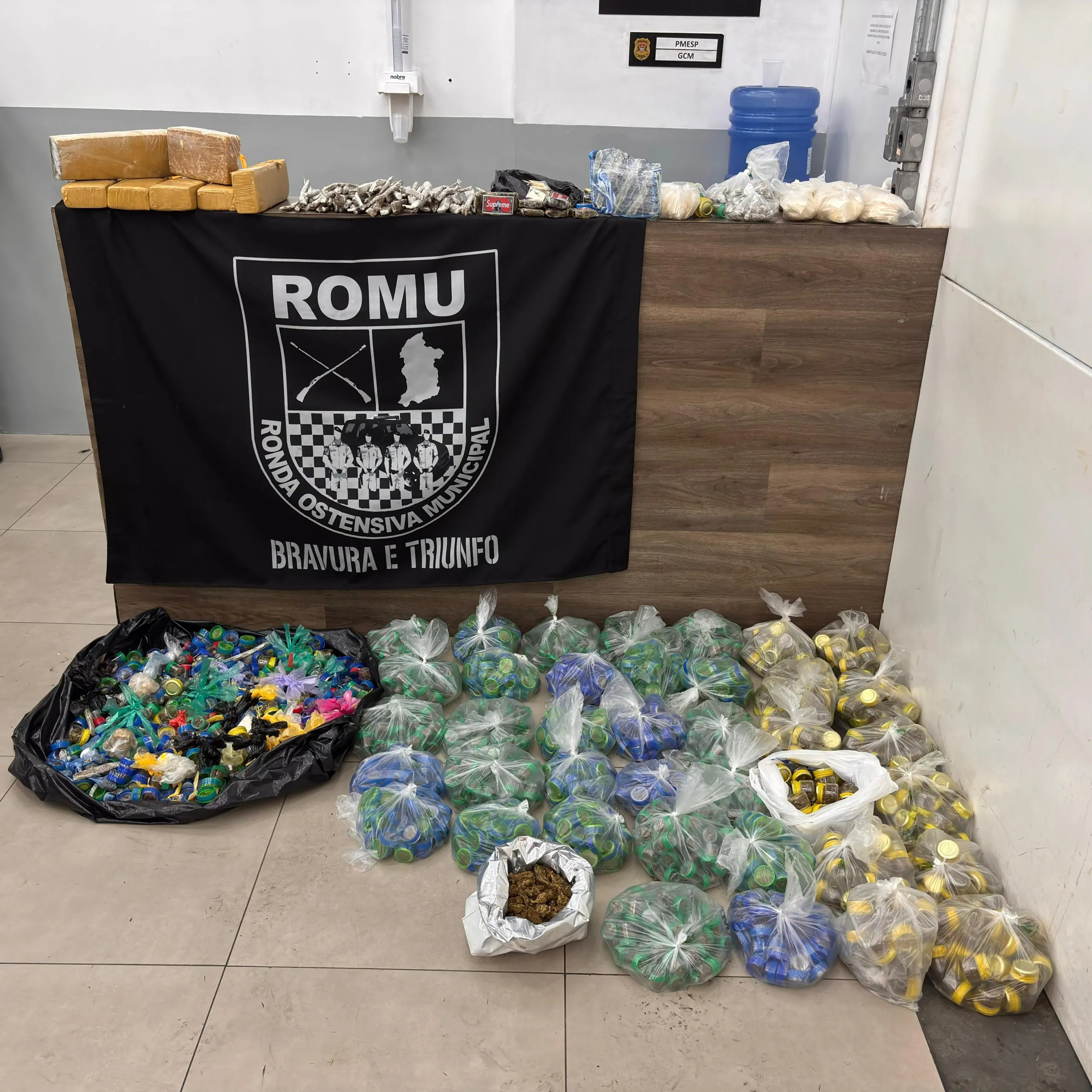 GCM apreende mais 45 kg de entorpecentes em imóvel de Mogi das Cruzes