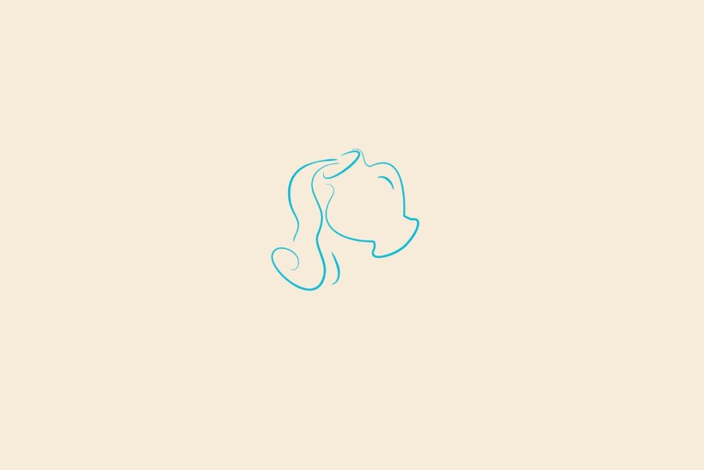 Ilustração do signo de aquário centralizado em um fundo bege-claro