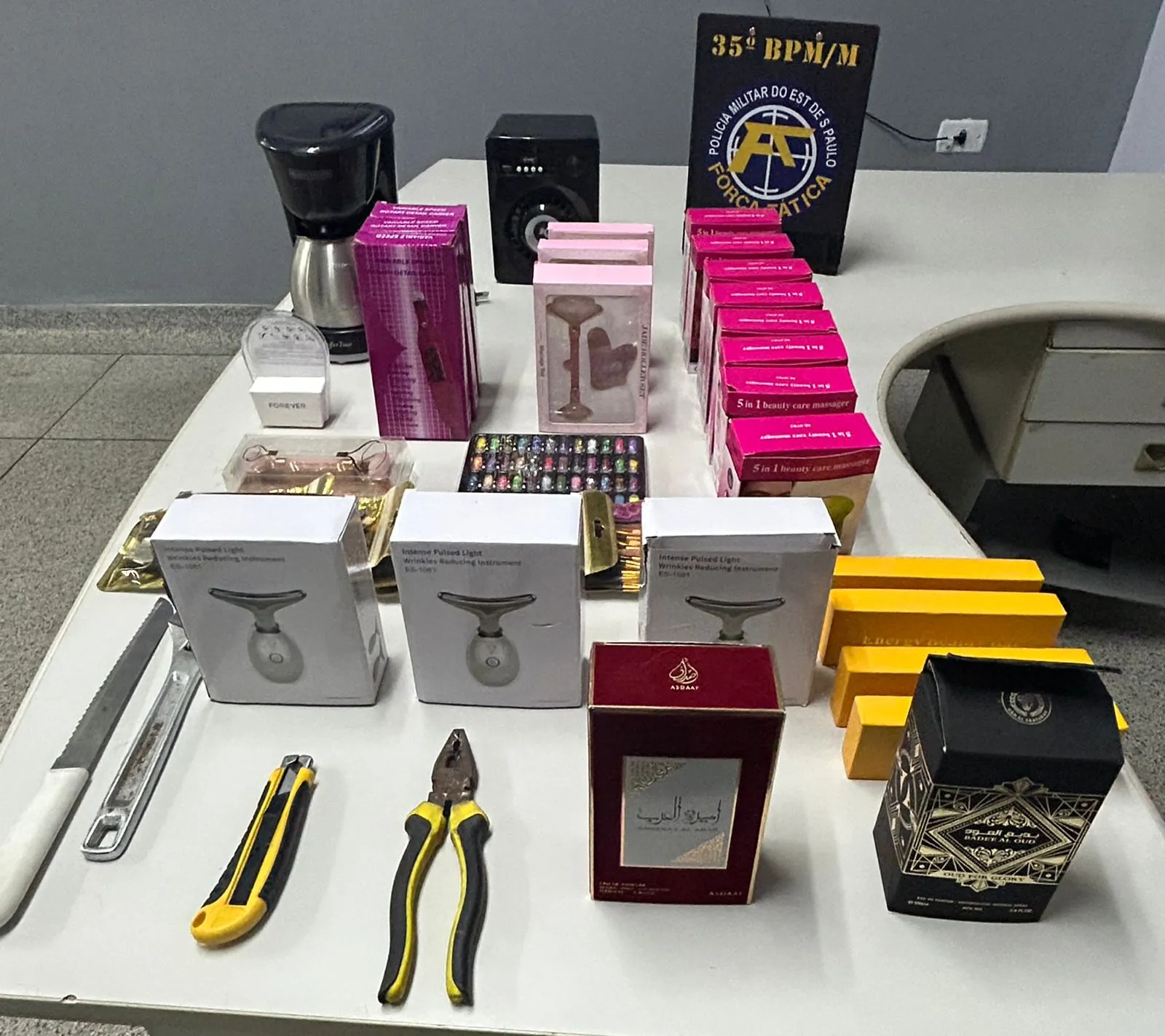 PM prende homem acusado de furtar distribuidora de produtos em Itaquaquecetuba