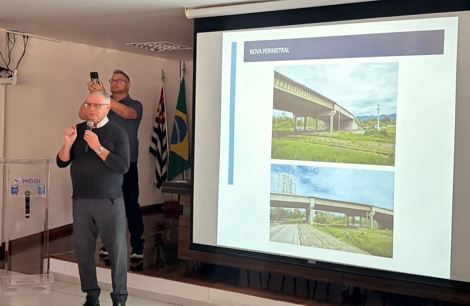 Mogi apresenta requalificação da Miguel Gemma e implantação de novo trecho da Perimetral Sul