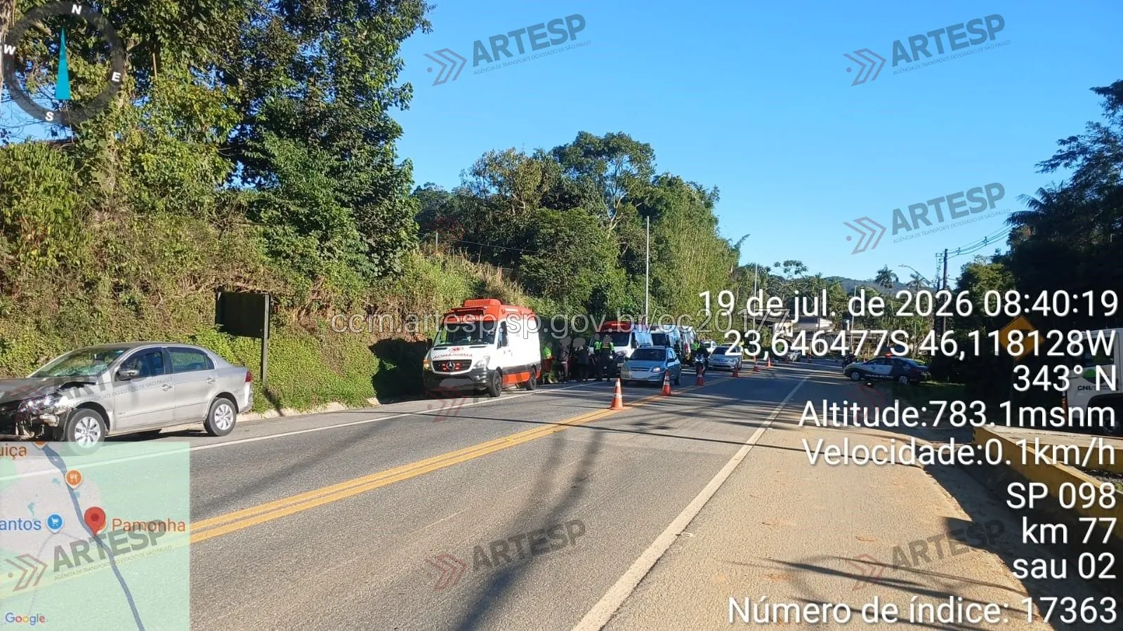 Mulher morre e duas pessoas ficam feridas após atropelamento na Mogi-Bertioga