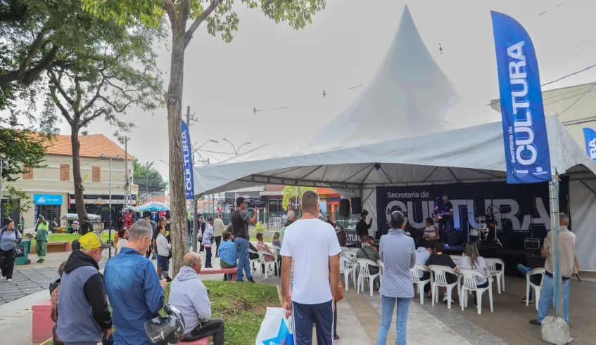 'Mogi Abraça o Centro' terá música ao vivo e feira de artesanato neste sábado