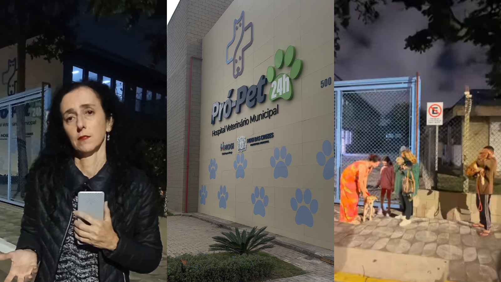 Vereadora solicita remoção de placa '24h' da fachada do Hospital Veterinário Pró-Pet, em Mogi das Cruzes
